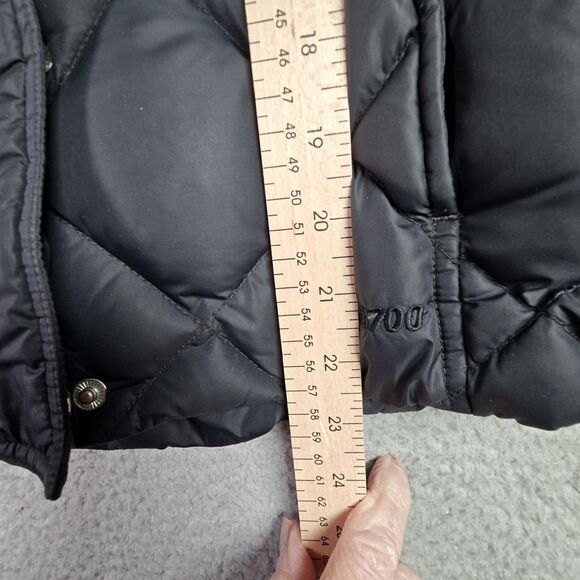 Eddie Bauer Premium Goose Down Quilted Vest EB700 Black Medium Puffer Capsule - Picture 7 of 13
